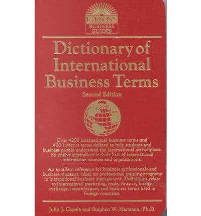 Dictionary of International Business Terms