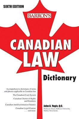Barron's Canadian Law Dictionary