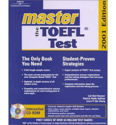 Master the Toefl, 2001/E W/CD-