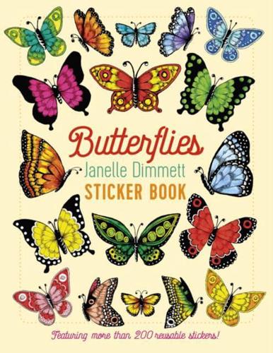 Janelle Dimmett Butterflies Sticker Book
