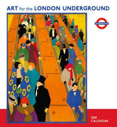 Art for London Underground2018 Wall Calendar