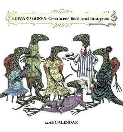 Gorey/Creatures Mini 2018 Calendar
