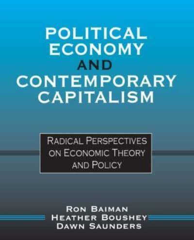 Political Economy and Contemporary Capitalism