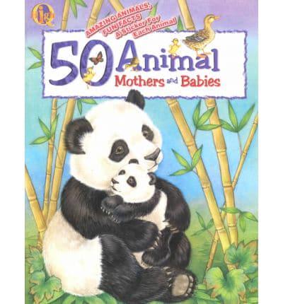 50 Animal Mothers and Babies With Sticker