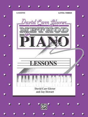 David Carr Glover Method for Piano Lessons Level 3