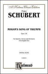 Miriam&#39;s Song of Triumph: Satb with S Solo (Orch.) (English Language Edition)