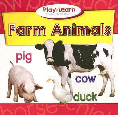 Farm Animals Play & Learn Foam Puzzle Book