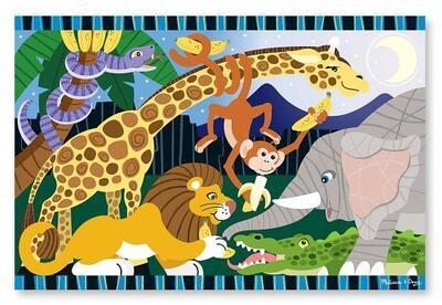 Safari Social Floor Puzzle (24 PC)