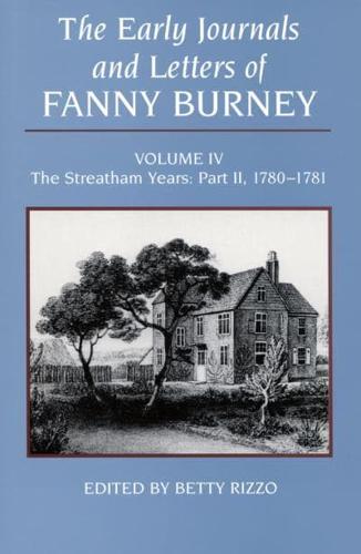The Early Journals and Letters of Fanny Burney