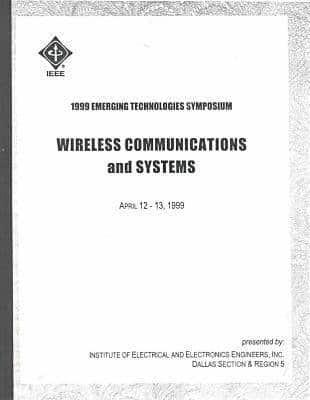 1999 IEEE Emerging Technologies Symposium