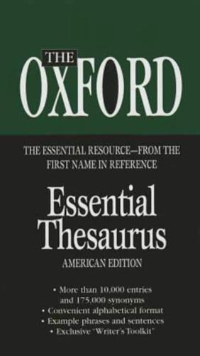 The Oxford Essential Thesaurus