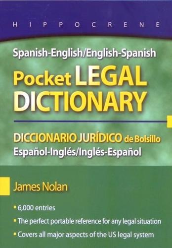 Spanish-English/English-Spanish Pocket Legal Dictionary