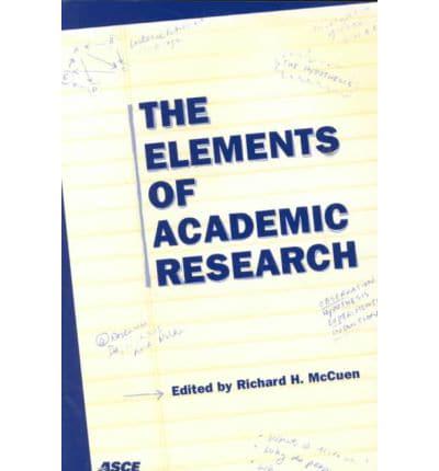 The Elements of Academic Research