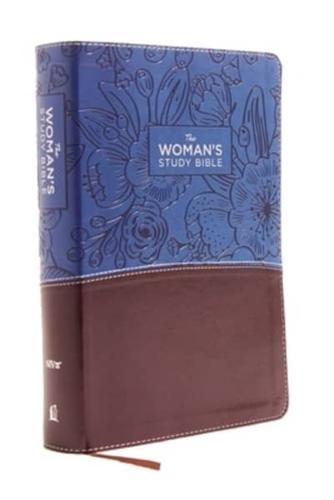 NIV, the Woman's Study Bible, Imitation Leather, Blue/Brown, Full-Color