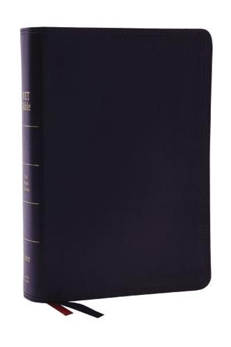 NET Bible, Full-Notes Edition, Leathersoft, Black, Thumb Indexed, Comfort Print