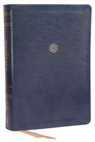 Niv, the Woman's Study Bible, Leathersoft, Blue, Full-Color, Thumb Indexed