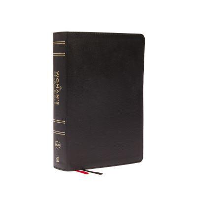 NKJV, The Woman's Study Bible, Genuine Leather, Black, Red Letter, Full-Color Edition
