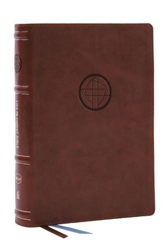 Life in Christ Bible: Discovering, Believing, and Rejoicing in Who God Says You Are (NKJV, Brown Leathersoft, Red Letter, Comfort Print)