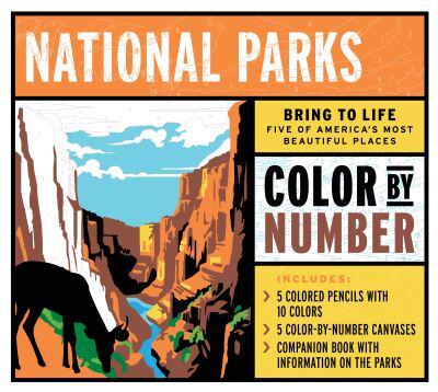 National Parks Color by Number Kit