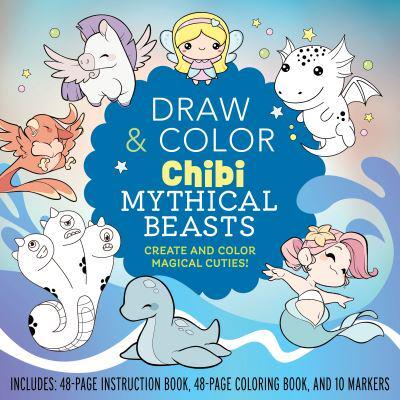 Draw and Color Chibi Mythical Beasts Kit