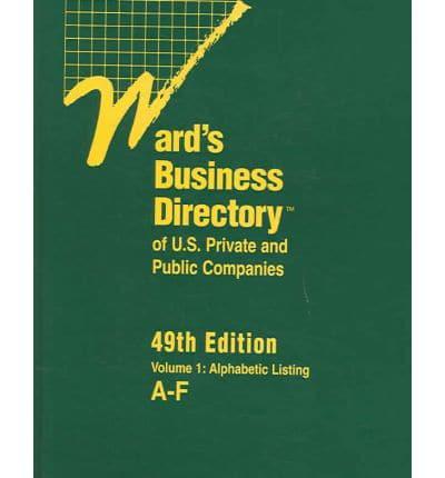 Wards Business Directory of U.S. Private and Public Companies