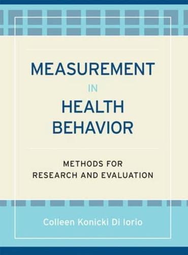 Measurement in Health Behavior