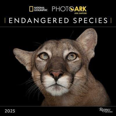 National Geographic: Endangered Species 2025 Wall Calendar