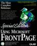 Using Microsoft FrontPage