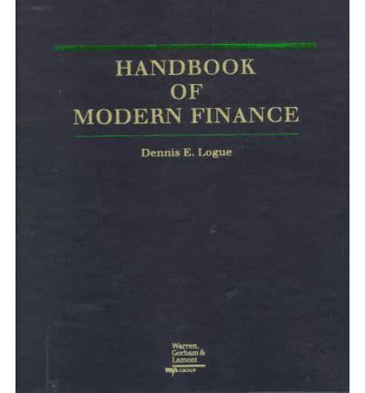 Handbook of Modern Finance