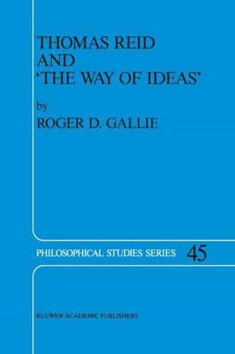 Thomas Reid and 'The Way of Ideas'