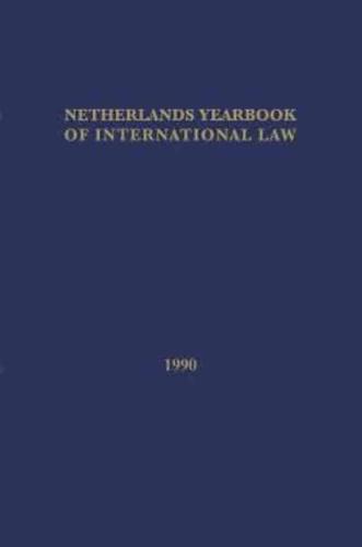 Netherlands Yearbook of International Law, 1991