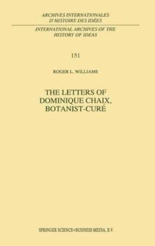 The Letters of Dominique Chaix, Botanist-Curé