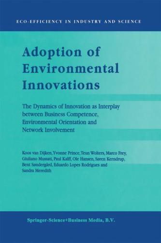 Adoption of Environment Innovations