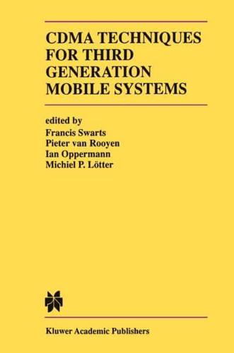 CDMA Techniques for Third Generation Mobile Systems