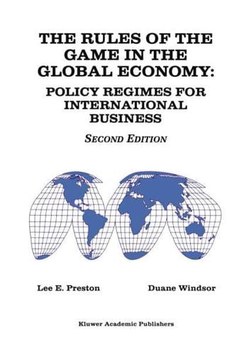 The Rules of the Game in the Global Economy