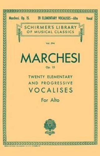 20 Elementary and Progressive Vocalises, Op. 15