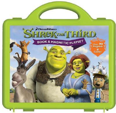 Shrek the Third Book and Magnetic Play Set [With 3 Double-Sided Game Cards and 2 Play Surfaces and Magnetic Board Book and Over