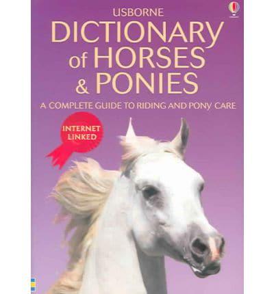 Dictionary of Horses And Ponies