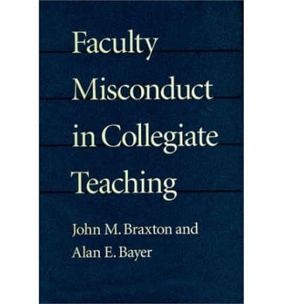 Faculty Misconduct in Collegiate Teaching