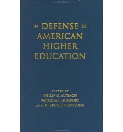 In Defense of American Higher Education