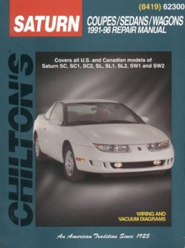 Saturn Coupes/sedans/wagons 1991-1998