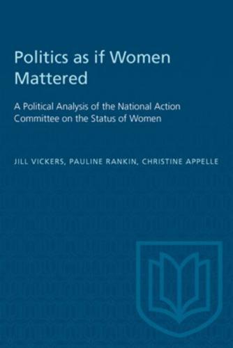 Politics as If Women Mattered
