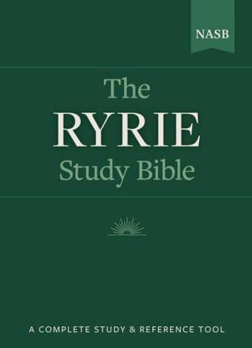 The Ryrie NAS Study Bible Genuine Leather Black Red Letter