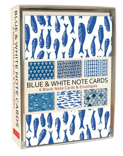 Blue & White Note Cards