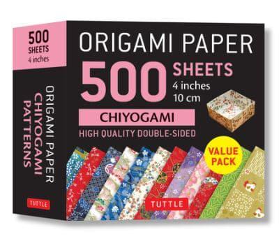 Origami Paper 500 Sheets Chiyogami Patterns 4" (10 Cm)
