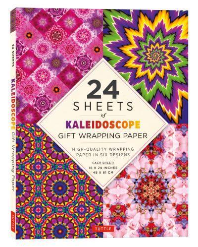 24 Sheets of Kaleidoscope Gift Wrapping Paper