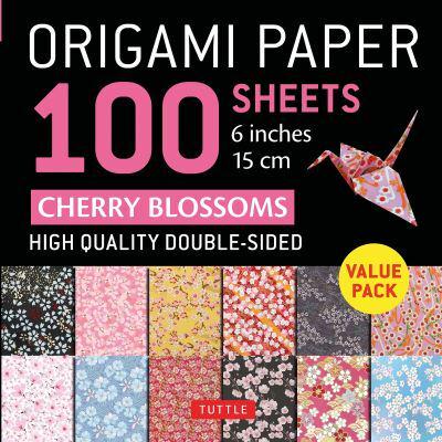 Origami Paper 100 Sheets Cherry Blossoms 6 Inch (15 Cm)