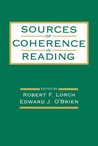 Sources of Coherence in Reading