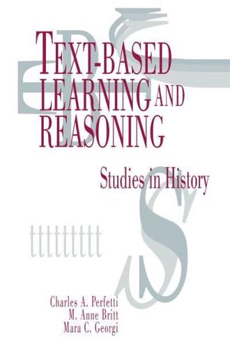 Text-based Learning and Reasoning: Studies in History