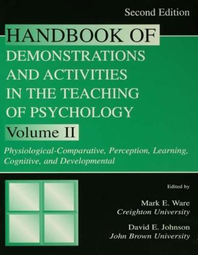 Handbook of Demonstrations and Activities in the Teaching of Psychology